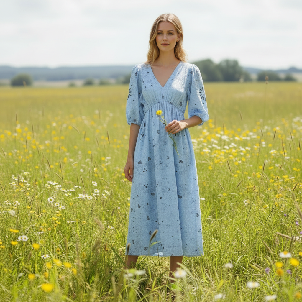 Dress Summer, Blue