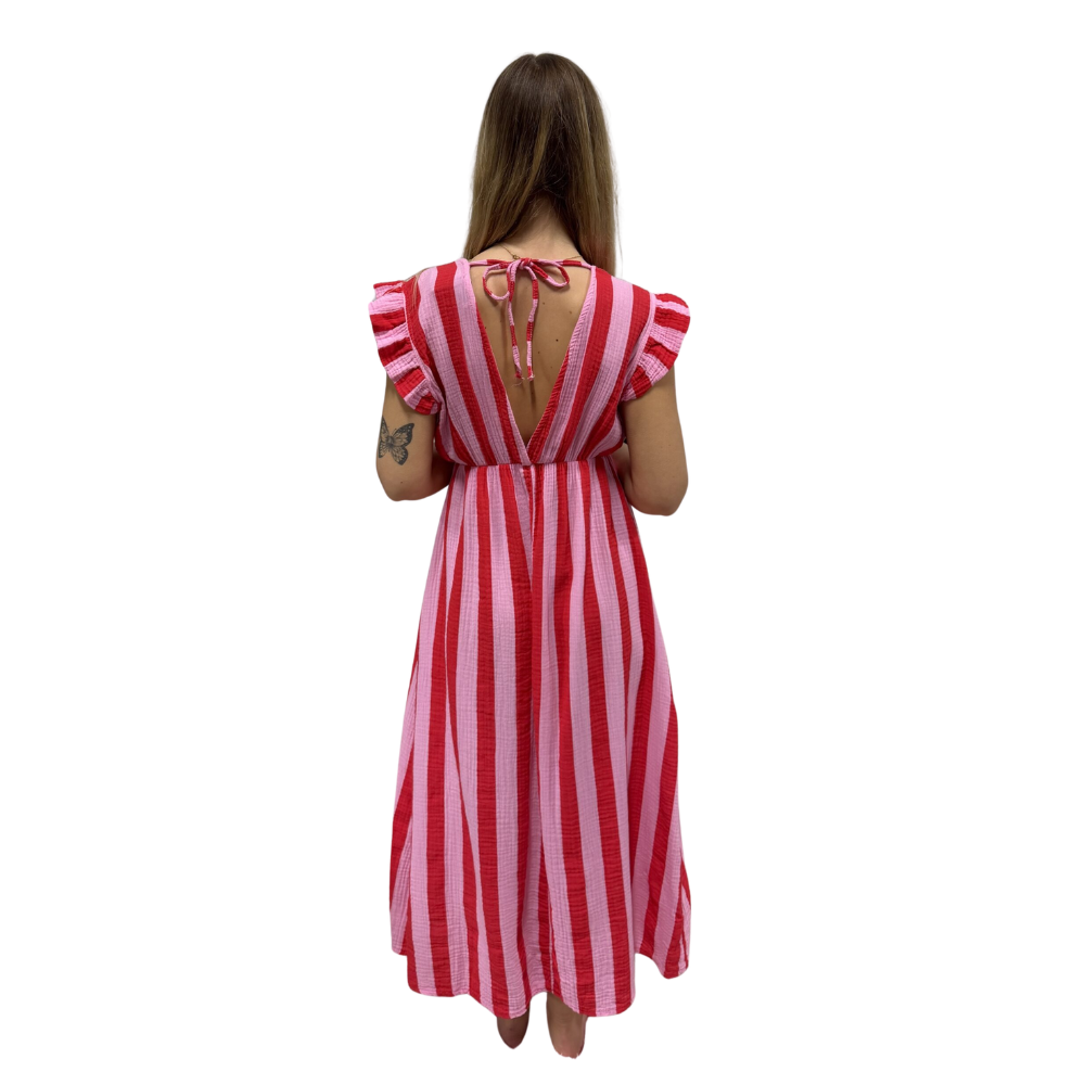Dress Summer Sleeveless Stripe