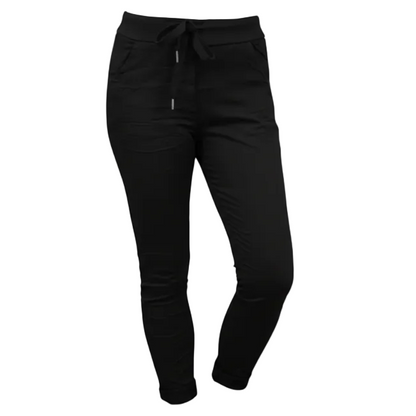 Stretch trousers Signe, Black
