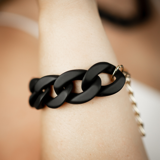 Armband Chains Of Colour, Svart