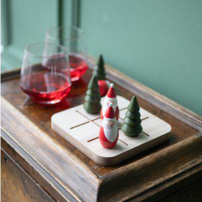 Brädspel Tre i rad, Tomtar & Granar