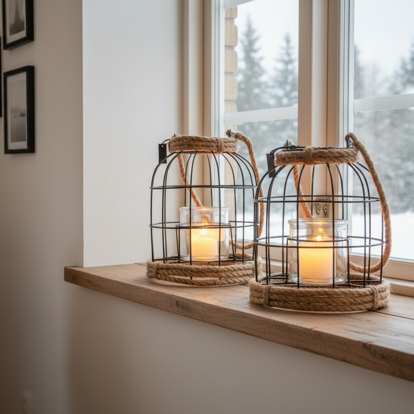Candle lantern Stone fountain, large