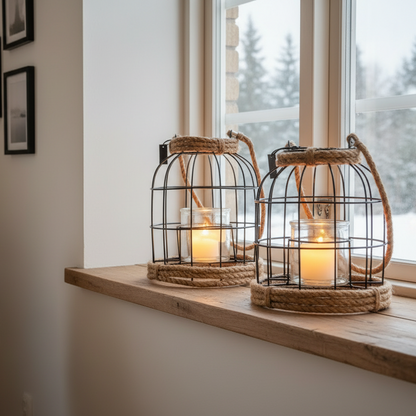 Candle lantern Stone fountain, large