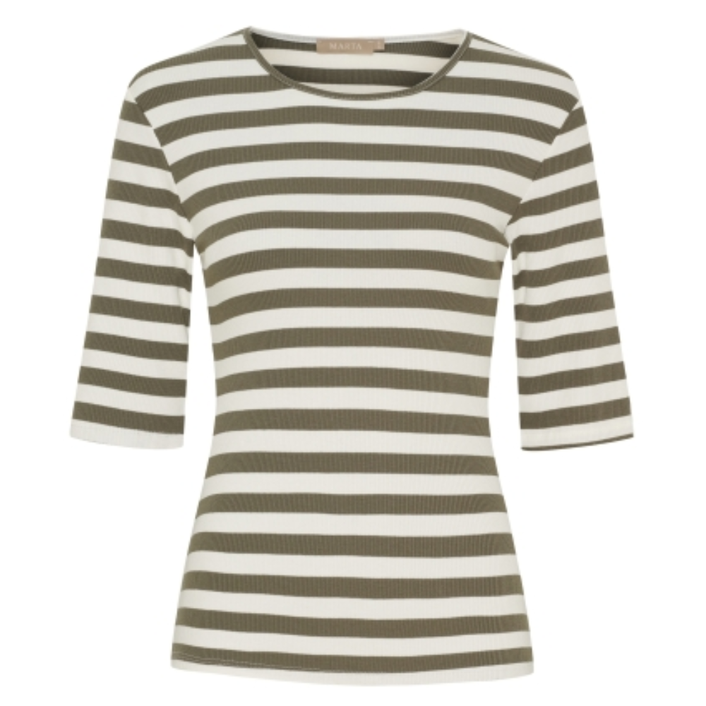 T-shirt Nena, Olivgrøn