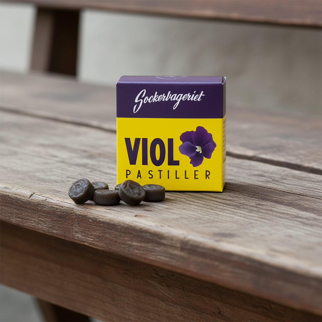 Violet pastilles, 21 grams